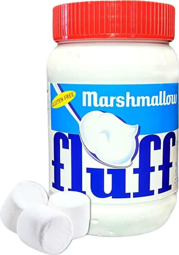 Durkee-Mower INC Marshmallow Fluff – 213g jar – classic marshmallow cream spread – gluten & nut free + Heartforcards shipping protection