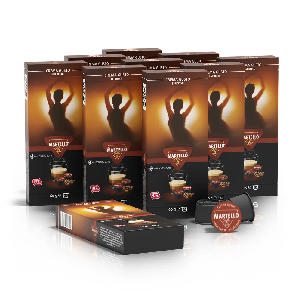 MARTELLO Cafe Martello Coffee CREMA GUSTO Capsules