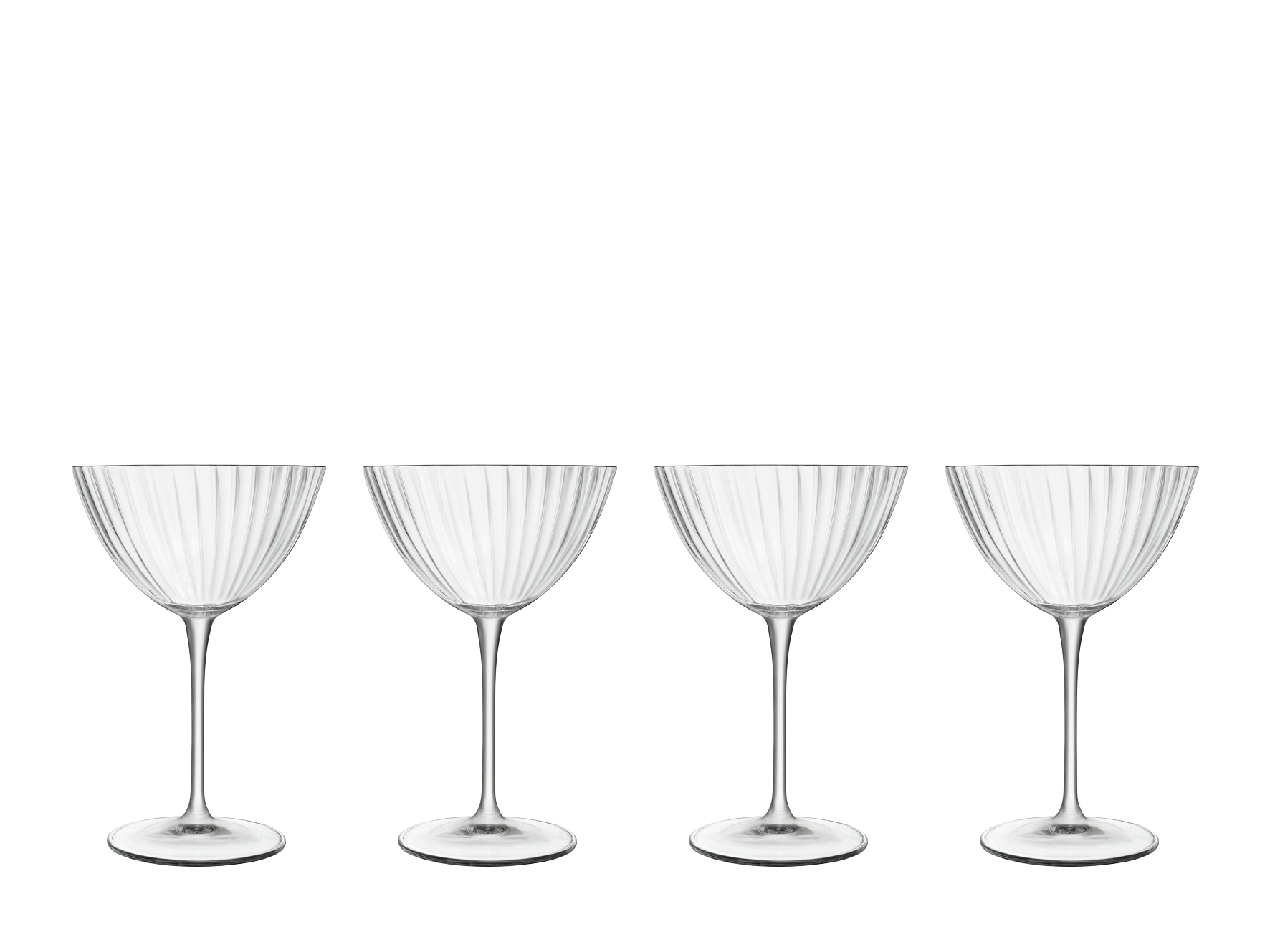 Luigi Bormioli Martini glass Optica, 4-pack