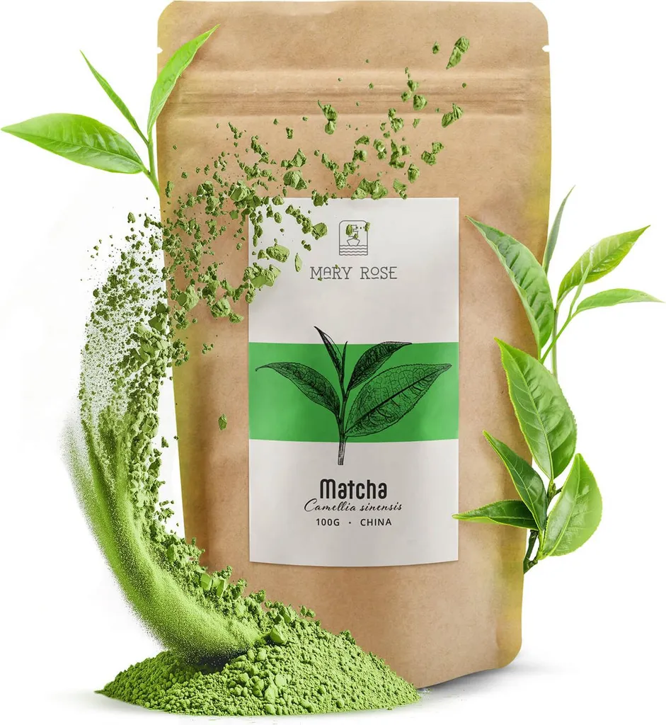 Mary Rose Matcha Powder Culinary Grade 100g – Green Tea from China
