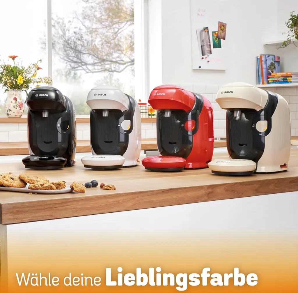 Multi-beverage coffee machine - BOSCH - TASSIMO - T11 Style white - 1400 W