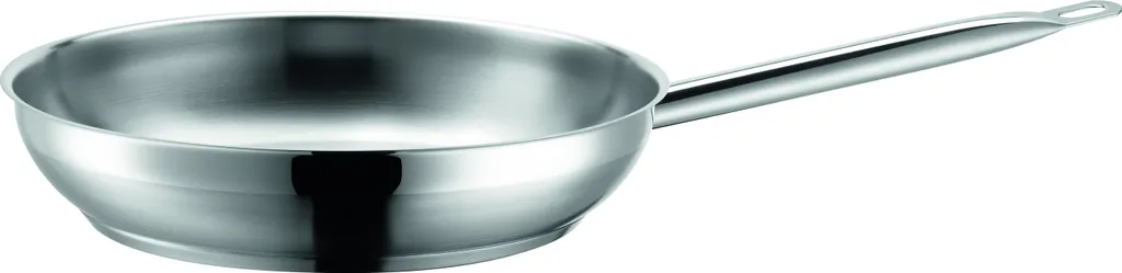 Maser Mäser 926108 Professional I Frying Pan, Ø 28cm, Stainless Steel 18/10, Silver (1 piece)