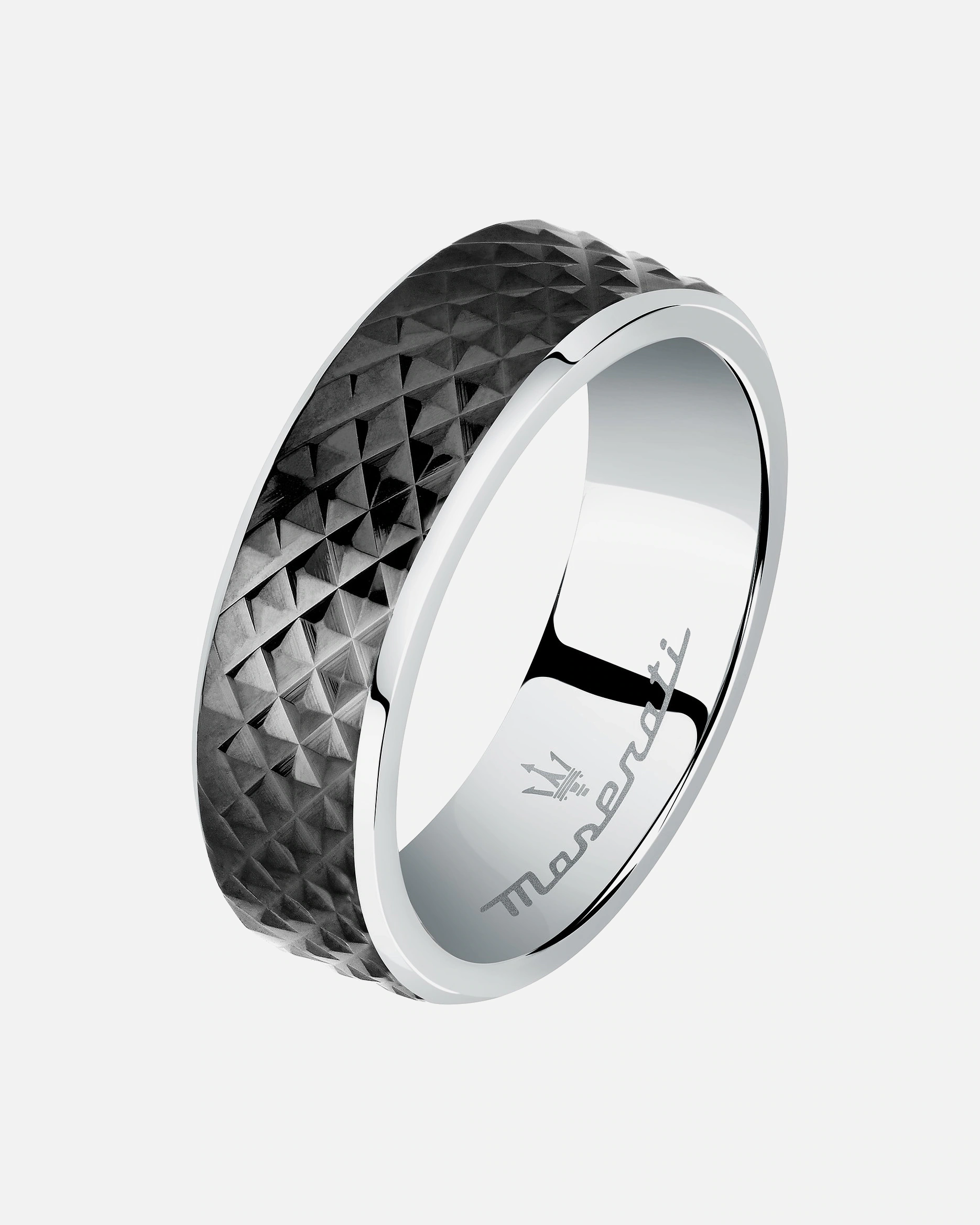 Maserati ring men's ring stainless steel