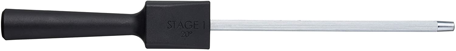 KitchenCraft Master Class 2-Stage Sharpening Steel, 20 cm (8\")
