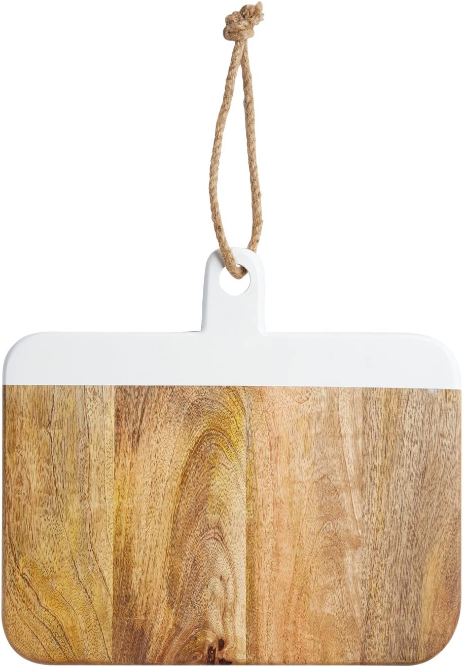 KitchenCraft Master Class 38cm x 35cm Rectangular Mango Wood/Painted Board