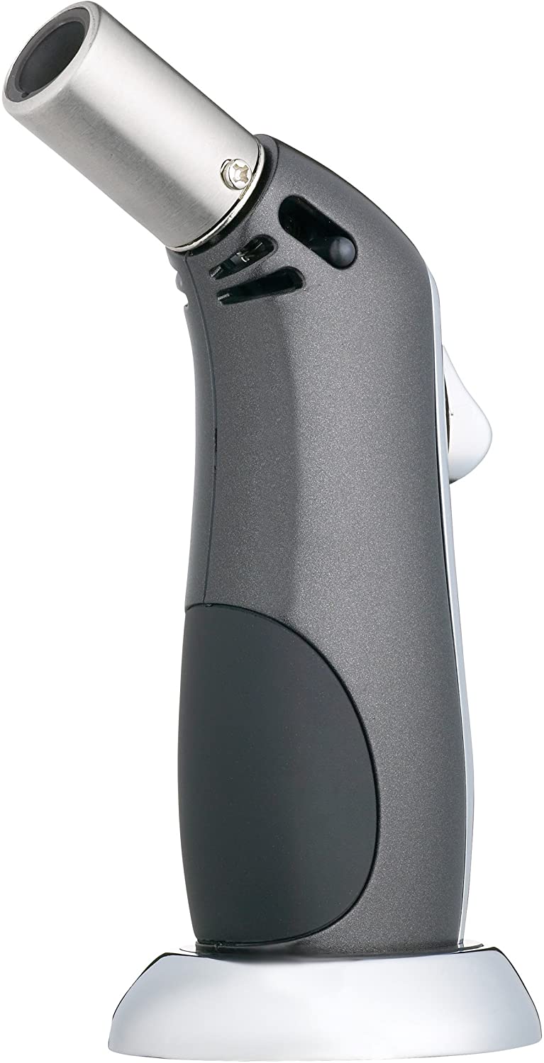 KitchenCraft Master Class Deluxe Gas Cooking Blow Torch - Black
