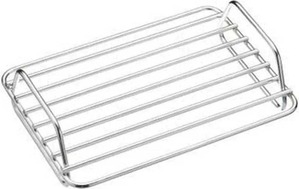 Master Class Stainless Steel Grill Pan (small size, stainless steel, metallic, 23 x 16.5 cm (9 x 6.5 inches))