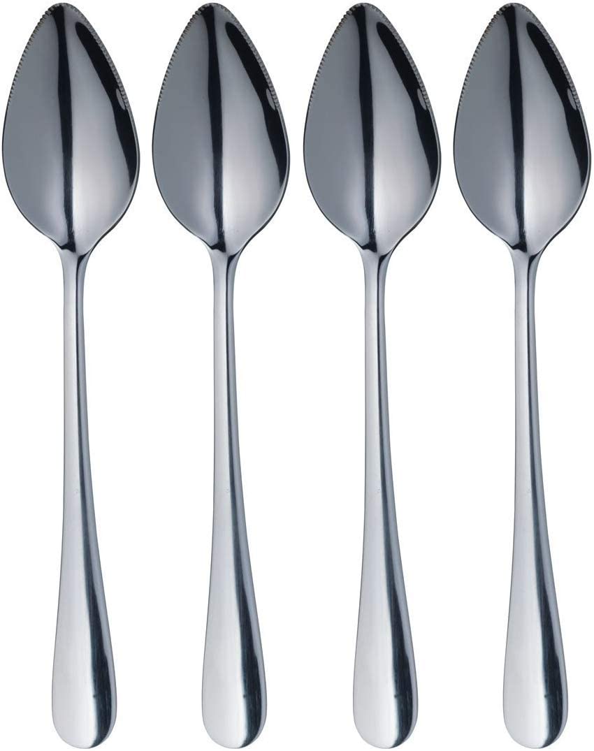 KitchenCraft Master Class Grapefruit Spoons Set Of Four Stainless Steel