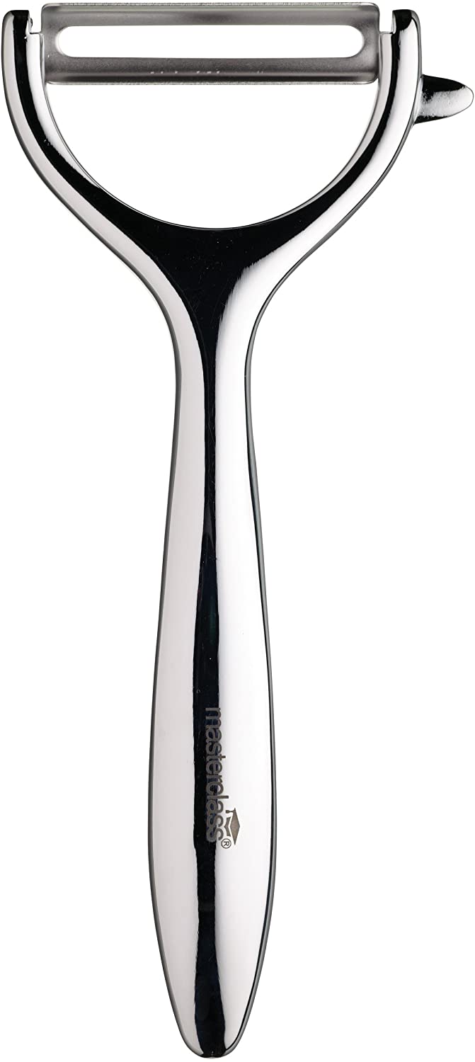 KitchenCraft Master Class Heavy Duty Y-Shaped Swivel Potato Peeler, 14.5 cm (5.5\")