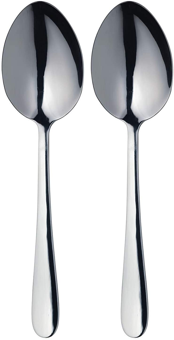 KitchenCraft Master Class Serving Spoons Set of Two Stainless Steel