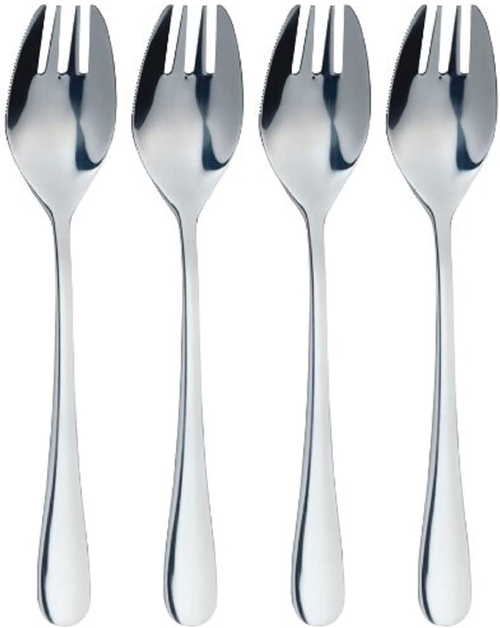 KitchenCraft Master Class Stainless Steel Buffet Forks, 16.5 cm (Set of 4)