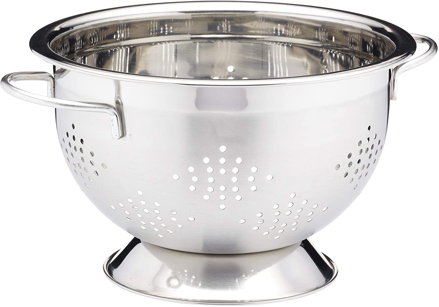KitchenCraft Master Class Stainless Steel Colander with Handles, 27 cm (10.5\")