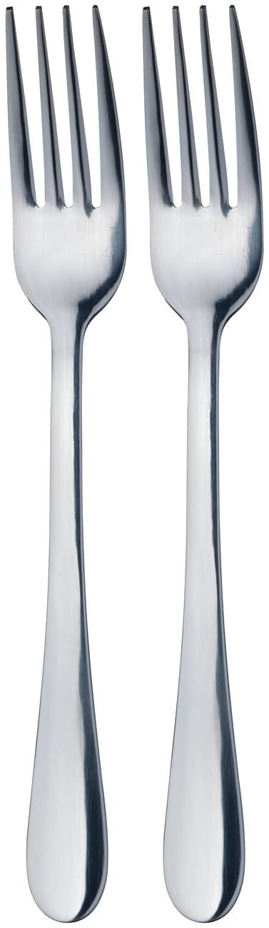 KitchenCraft Master Class Stainless Steel Dinner Forks, 20 cm (Set of 2)