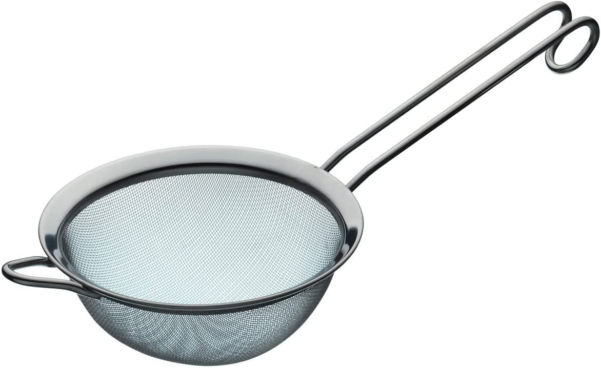 KitchenCraft Master Class Stainless Steel Fine-Mesh Sieve, 14 cm (5.5\")