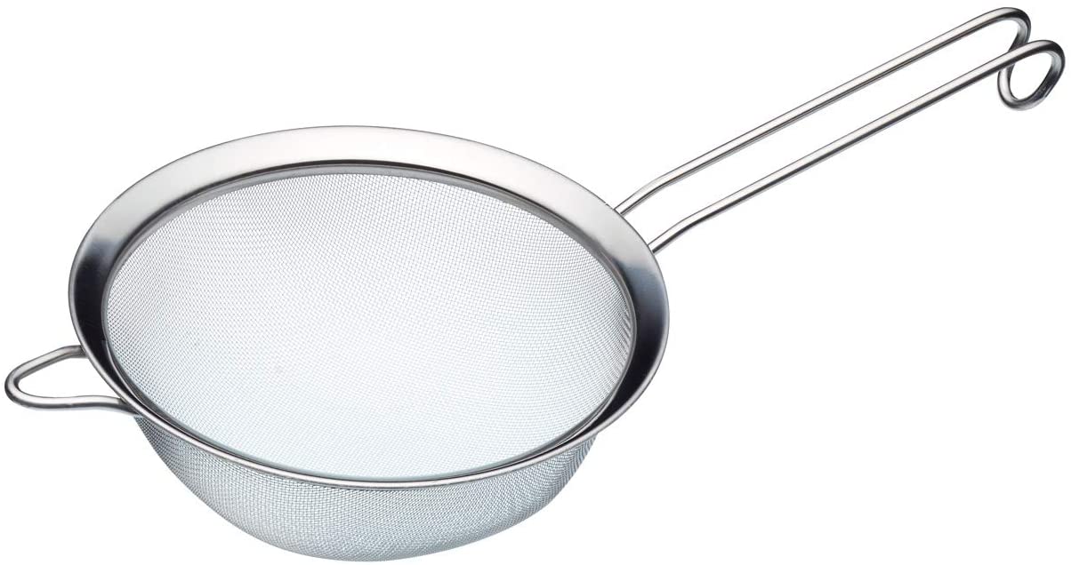 KitchenCraft Master Class Stainless Steel Fine-Mesh Sieve, 18 cm (7\")