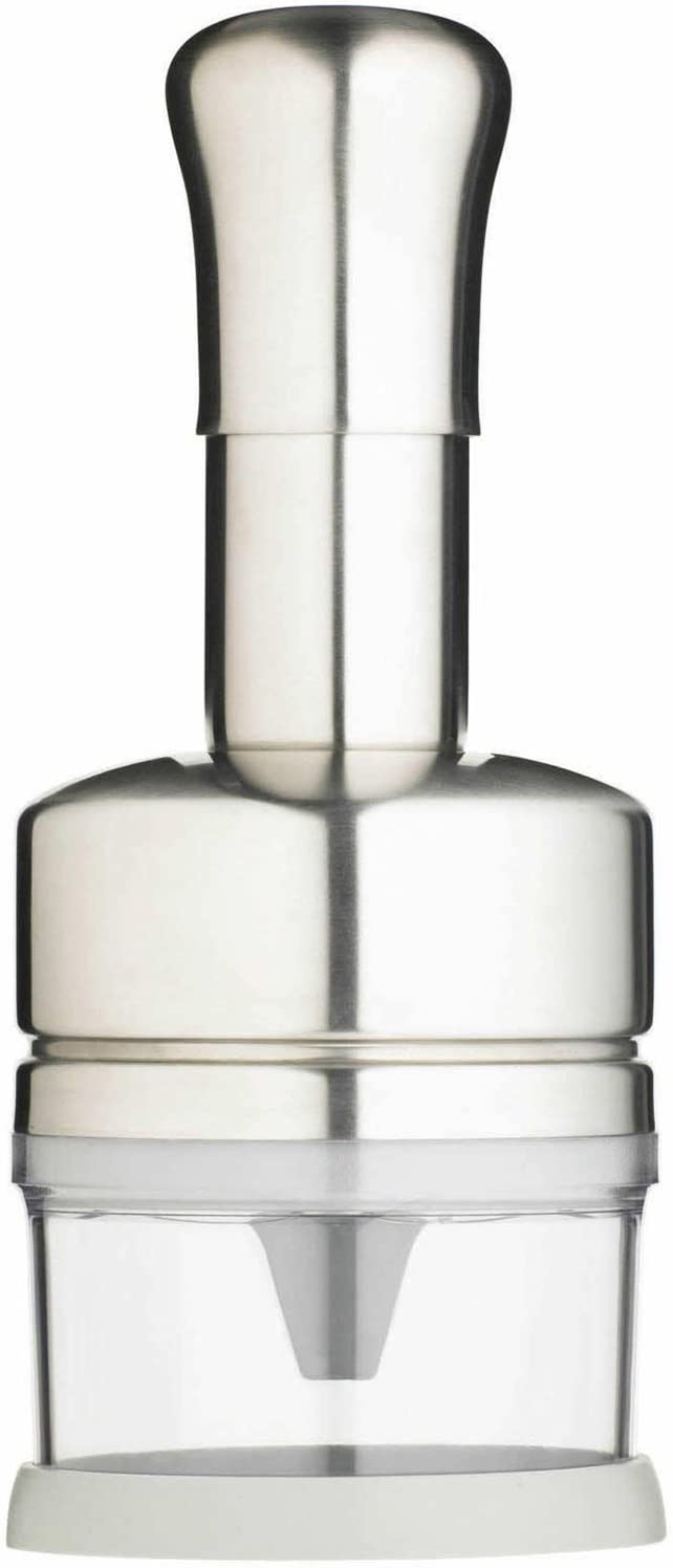 KitchenCraft Master Class Stainless Steel Food Chopper with Revolving Blade