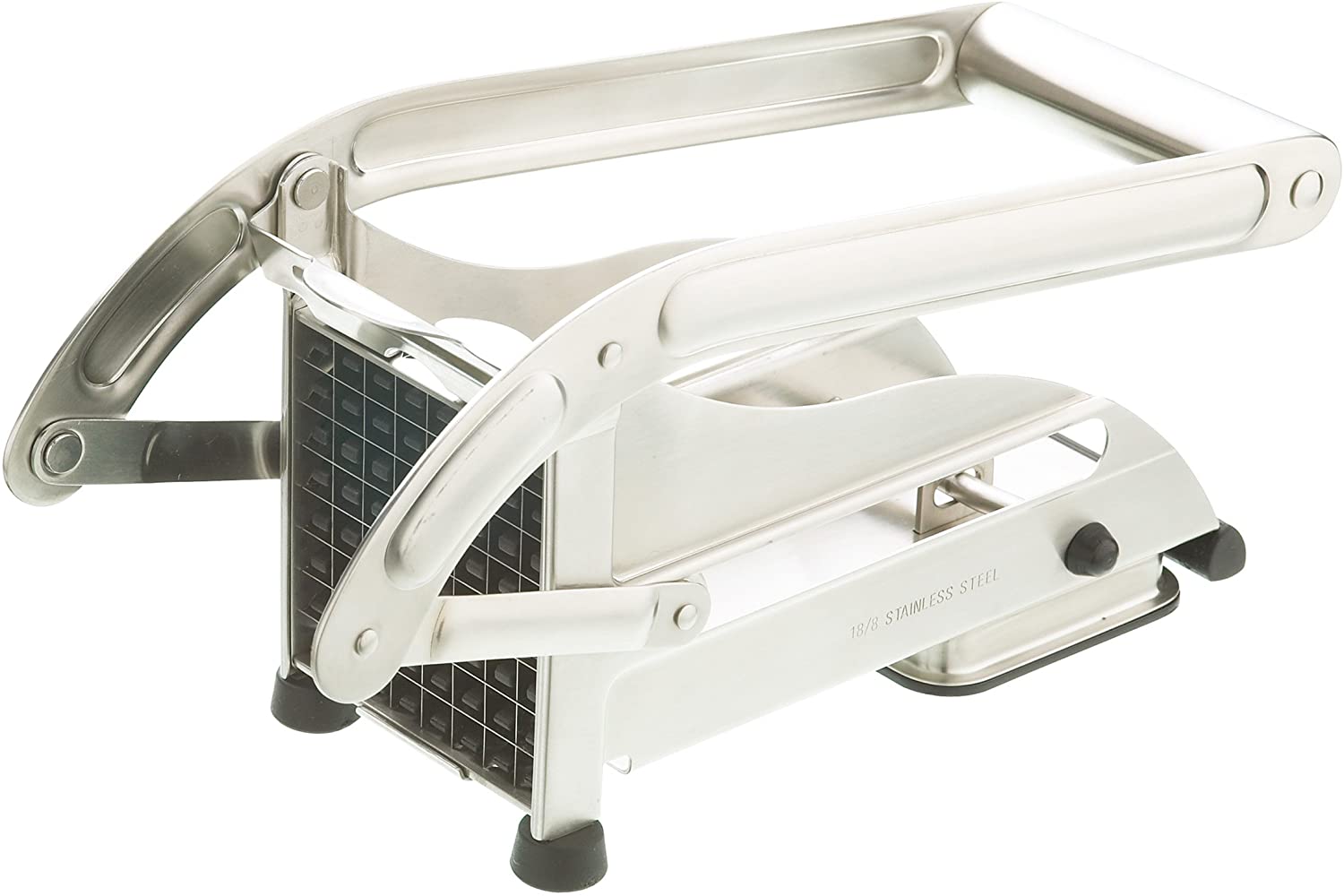 KitchenCraft Master Class Stainless Steel Potato Chipper, 26 x 12 cm (10\" x 4.5\")