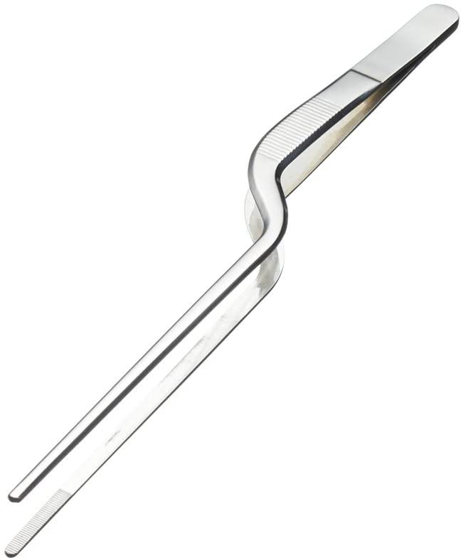 KitchenCraft MasterClass MCPREPTONGS21 Stainless Steel Cooking Tweezers