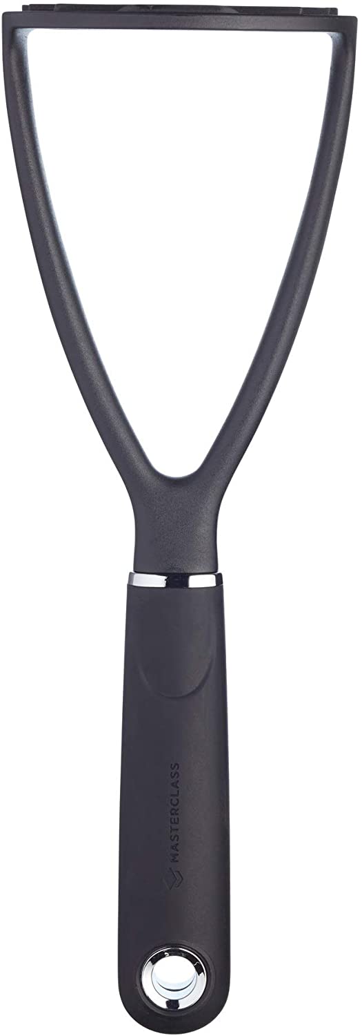 KitchenCraft MasterClass MCSGNWNS Soft Grip Kitchen Skimmer Spoon Non-Stick Nylon