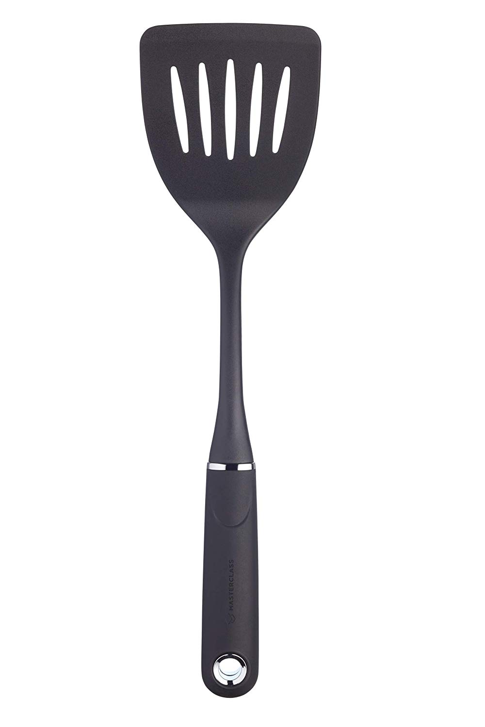 KitchenCraft Masterclass Mcsgnwnt Soft Grip Nylon Non-Stick Turner, Black