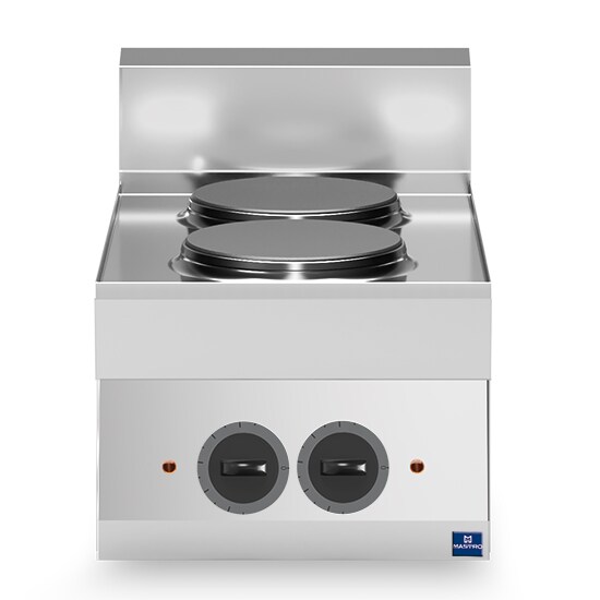 Mastro Cook&Snack electric hob, 2 plates, 400 x 650 x 300 mm