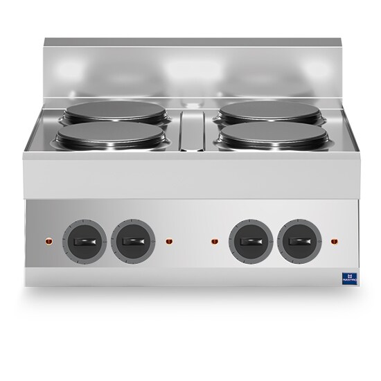 Mastro Cook&Snack electric hob, 4 burners, 700 x 650 x 300 mm