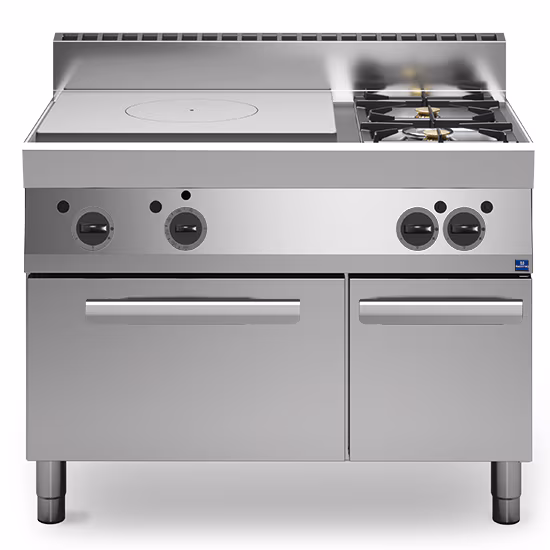 Mastro Cook&Snack gas hob, 2 burners, 1 gas oven, 1 enclosed cabinet, 1100 x 650 x 850 mm