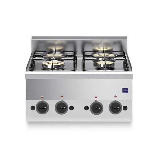 Mastro Cook&Snack gas hob, 4 burners, 600 x 600 x 300 mm
