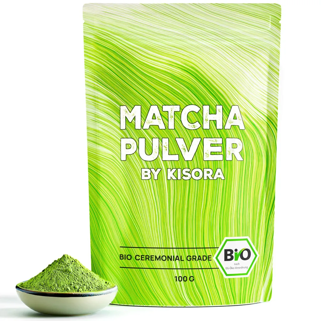 Kemes Matcha Powder - 100g Ceremonial Grade, ideal for matcha drinks, lattes, and smoothies | Naturally and Laboratory Tested 100g