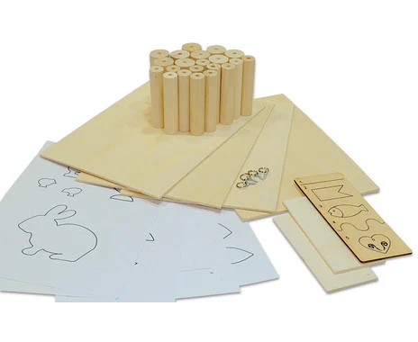 Material package for woodturning and sawing