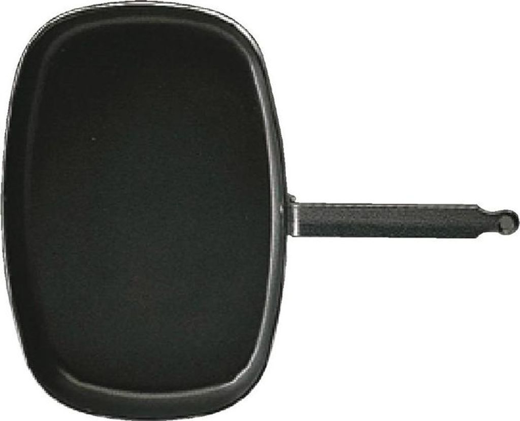 Garcima Matfer Bourgeat fish frying pan is rectangular with a non-stick coating, heat resistant up to 150°C.