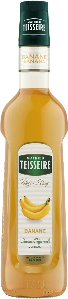 Mathieu Teisseire Banana Drink Syrup 0.7L (Pack of 1) 700 ml