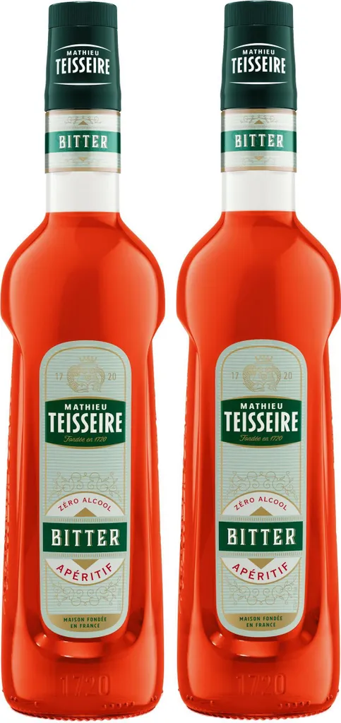 Mathieu Teisseire Drink Syrup Bitter Aperitif 0.7L (pack of 2)