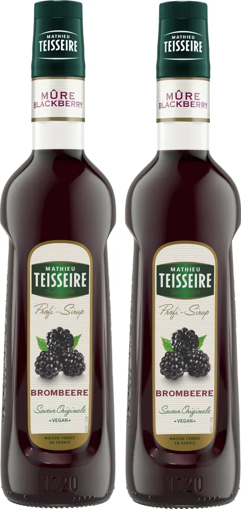 Mathieu Teisseire Drink Syrup Blackberry 0.7L (pack of 2)