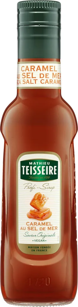 Mathieu Teisseire Drink Syrup Caramel au Sel de Mer 0.25L (pack of 1)