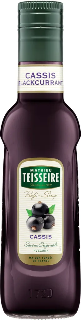 Mathieu Teisseire Drink Syrup Cassis 0.25L (pack of 1)