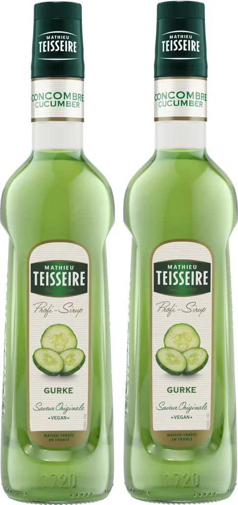 Mathieu Teisseire Beverage Syrup Cucumber 0.7L (Pack of 2)