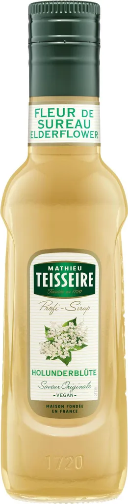 Mathieu Teisseire elderflower drink syrup 0.25L (pack of 1) 250 ml