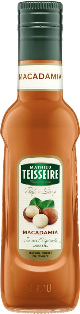 Mathieu Teisseire Drink Syrup Macadamia 0.25L (pack of 1) 250 ml