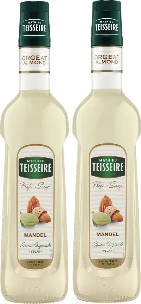 Mathieu Teisseire Drink Syrup Almond 0.7L (pack of 2)