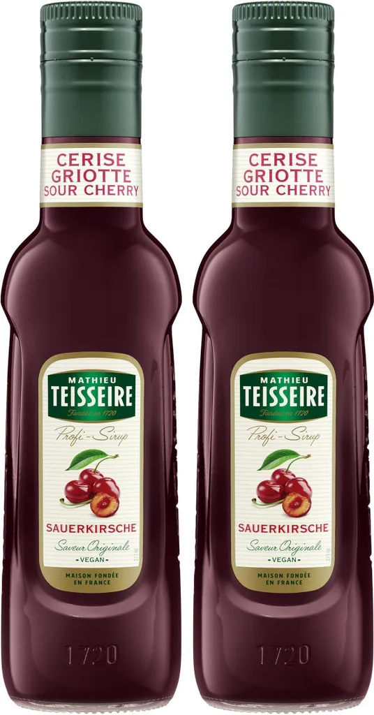 Mathieu Teisseire Drink Syrup Sour Cherry 0.25L (pack of 2)