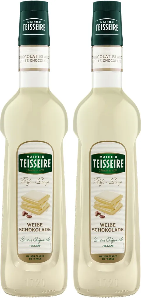 Mathieu Teisseire White Chocolate Drink Syrup 0.7L (2-pack) 1400 ml