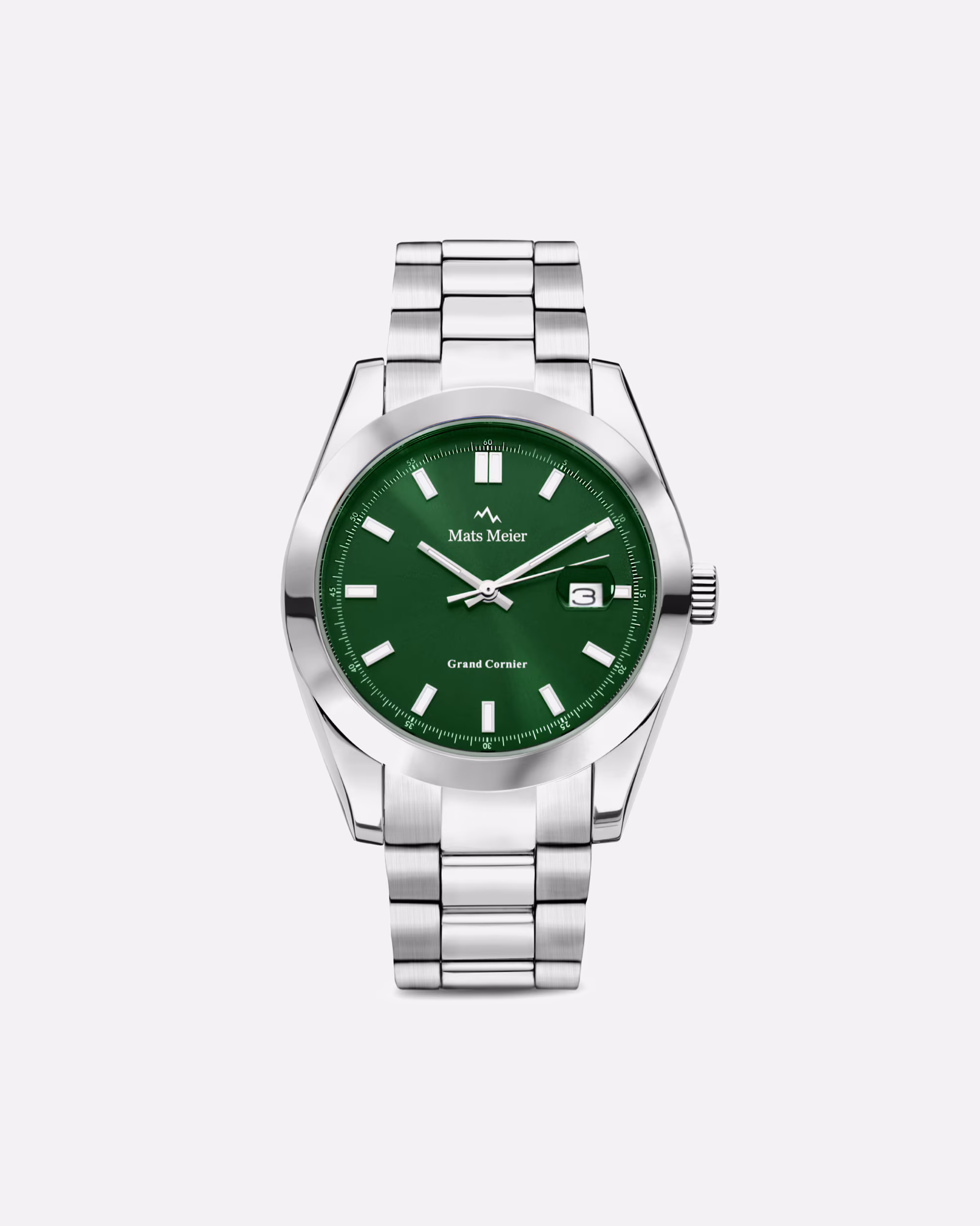 Mats Meier watch men's watch Mats Meier Grand Cornier silver - stainless steel