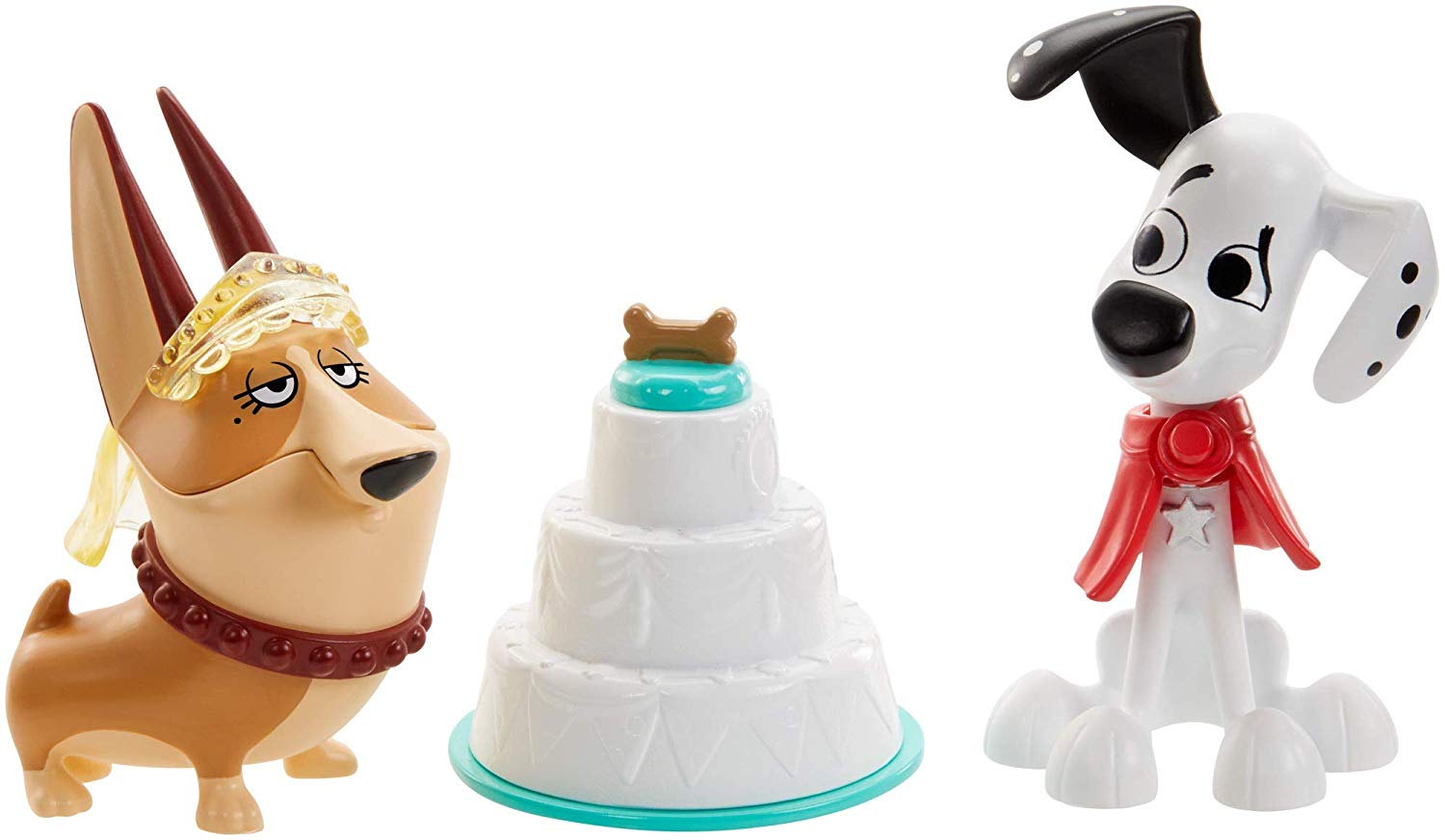 Mattel Disney Gbm40 - The House Of The 101 Dalmatians Figurines Pack Of 2 W