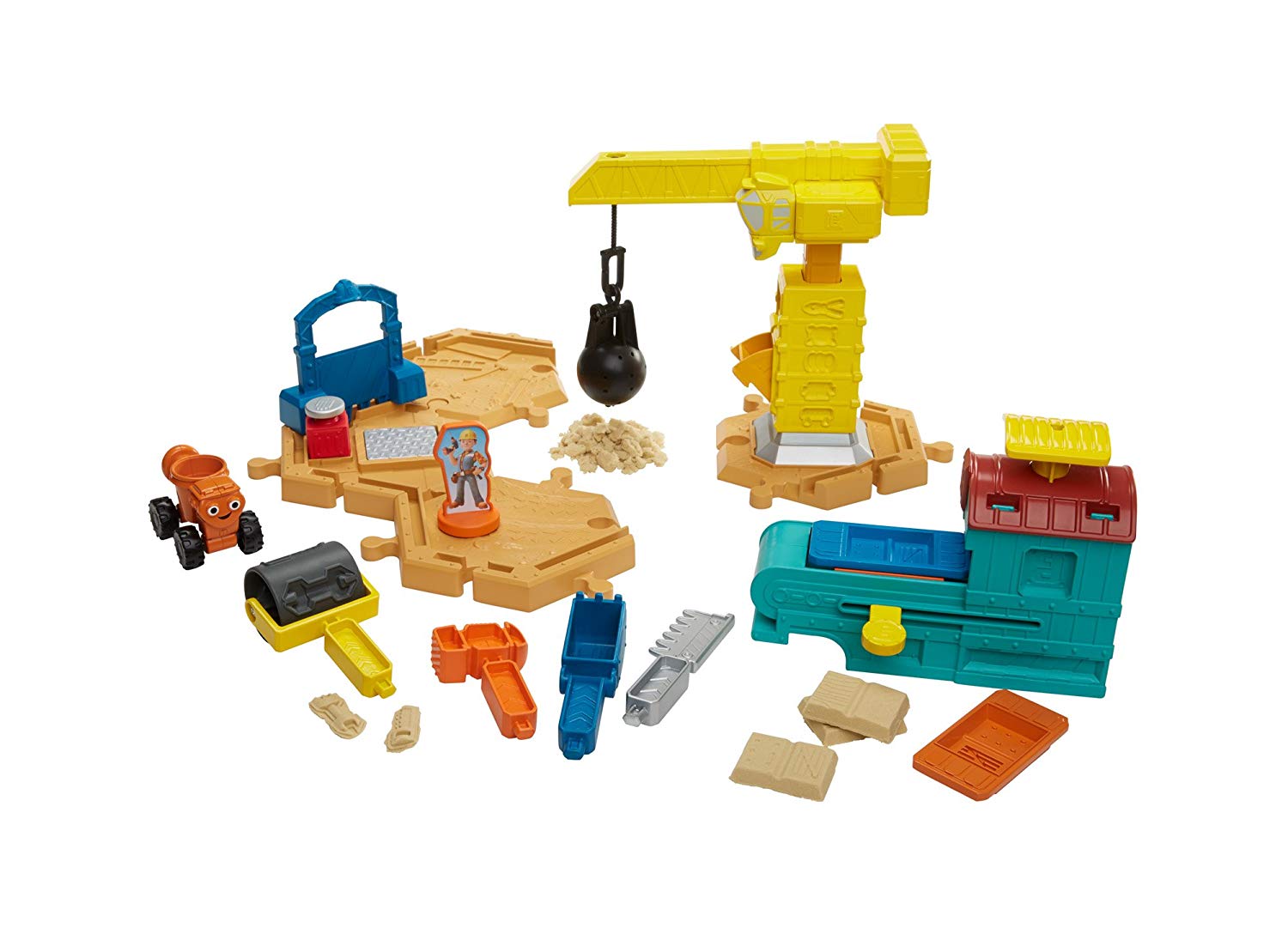 Fisher Price Mattel Fisher-Price Dmm55 – Bob The Builder Large Construction Site Play Se
