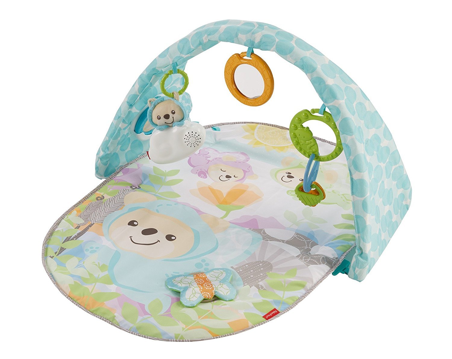 Fisher Price Mattel Fisher-Price Dyw46 Dream Bear Activity Play Mat, Beige