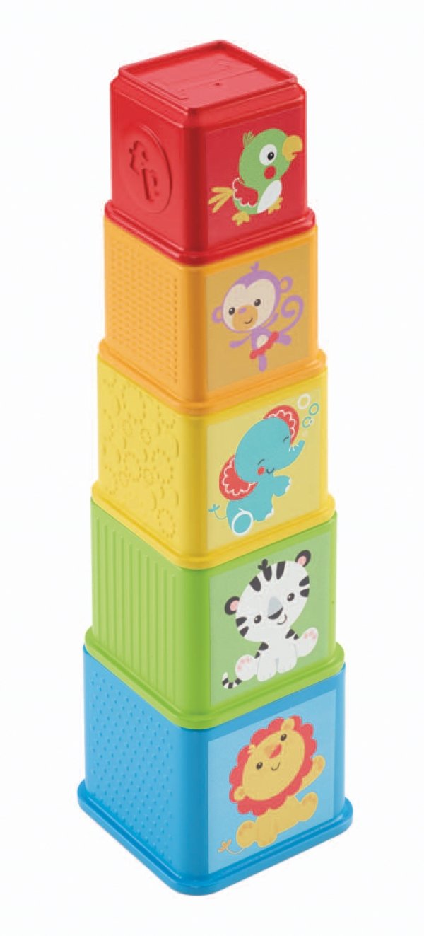 Mattel Fpb Colourful Stacking Cubes