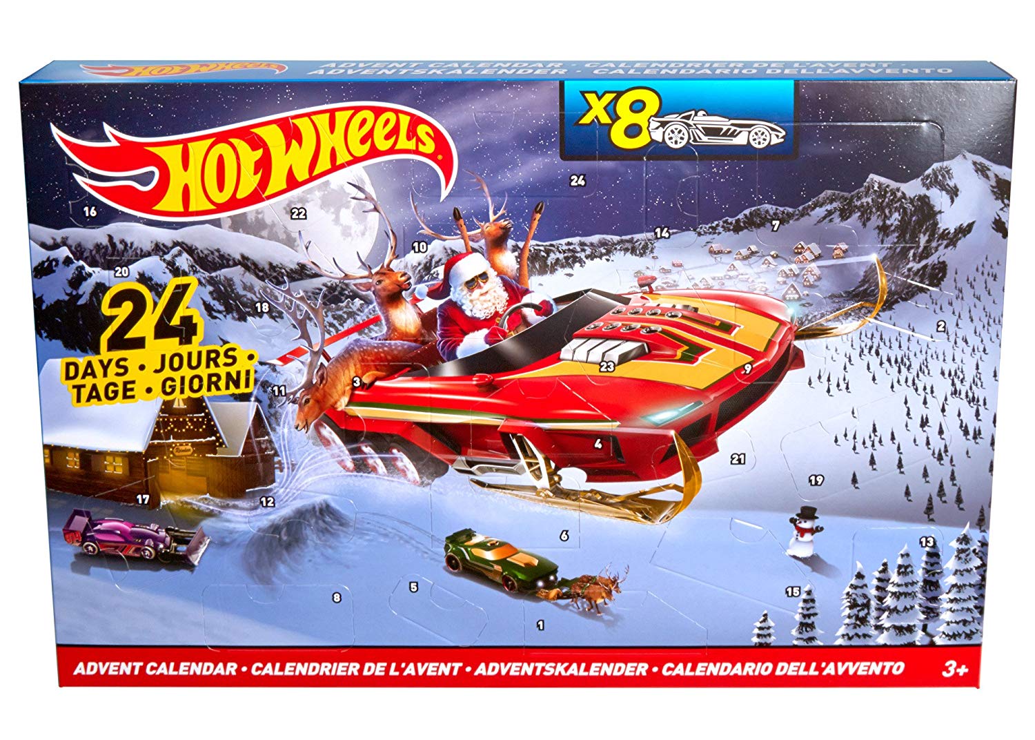 Hot Wheels Mattel Dmh Advent Calendar