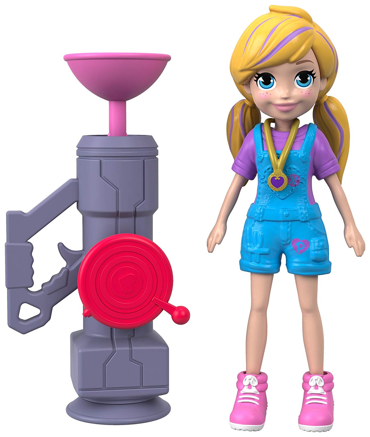 Mattel Polly Pocket Active Pose Doll - Zip N Blast Polly
