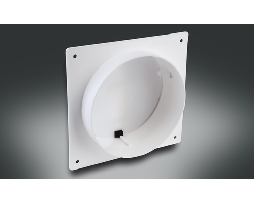 Wall connection piece Rotheigner round/round with backflow flap NW 150